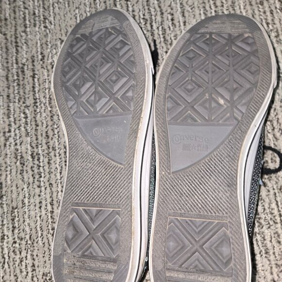 Retro Converse One Star Sparkle Sneakers - Picture 5 of 7